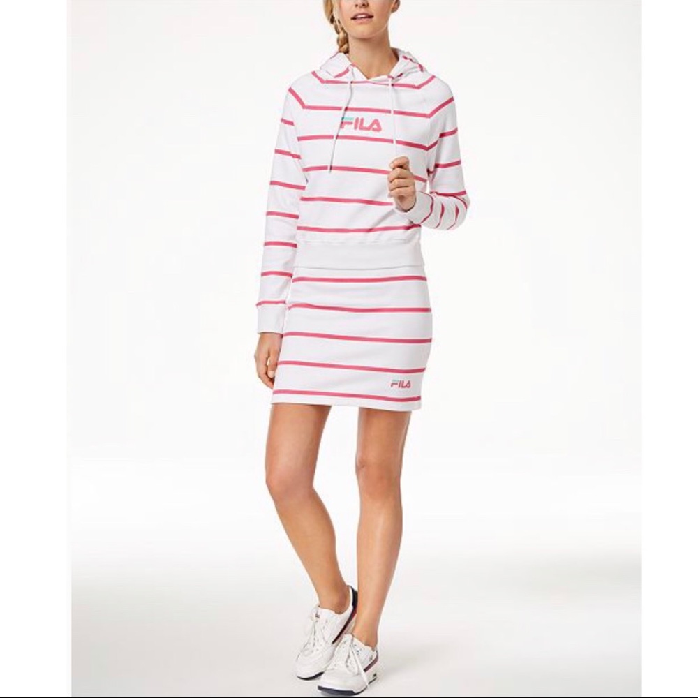 Fila Hoodie Skirt Set